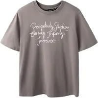 LMTD Shirt aardetinten / wit