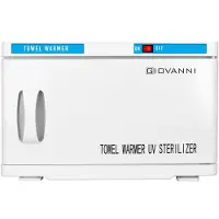 BDS Giovanni Handdoekverwarmer met UV-C Sterilisator 16 Liter – Professionele Handdoekenwarmer voor Salon, Spa en Massage – Wit