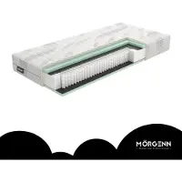 Mörgenn Matras Nasa Supreme 400 - Visco Traagschuim - 400 Pocketveren - 25cm dik - 100x210 cm