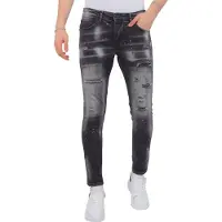 Local Fanatic Distressed jeans stonewash slim fit