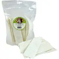 Petsnack Kauwsnack - Buffelhuid Chips Wit - 300g, Natuurlijke Hondensnack, Gezond voor Gebit