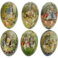 Meander Ei karton Beatrix Potter, 6 ass. 18cm