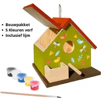 Eurekakids Wooden Birdhouse To Build And Paint Veelkleurig