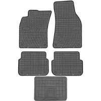 Frogum Audi A6 C6 - Rubber Automatten - 2004-2006 - Zwart - Universele Pasvorm