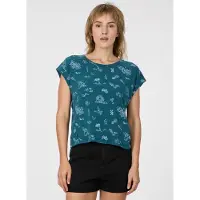 Ragwear Shirt grateen groen print dames - maat XXL