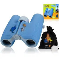 Die Maus - 6x21 Verrekijker voor Kinderen - Blauw - Met Tasje - Licht en Compact