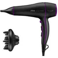 Ufesa Sunset Föhn – 2200W – AC Motor – 3 Temperatuurstanden – 2 Snelheden – Koude Luchtstand – Inclusief Diffuser