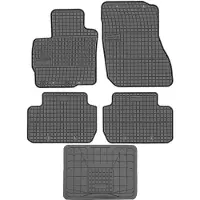 Frogum el Toro - Rubber Matten Set - Mitsubishi Outlander III 2013- - Zwart - Zonder Stoppers