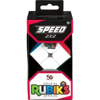 Spin Master Rubiks 2x2 Speed Cube puzzel voor kinderen en volwassenen.