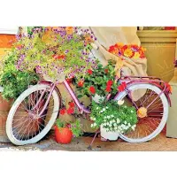 Magnolia puzzel Bicycle with Flowers - 1000 stukjes legpuzzel.