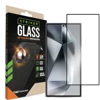 Striker D3O Xtreme Impact Glass Screen Protector - Black Frame - Samsung Galaxy S24 Ultra 5G