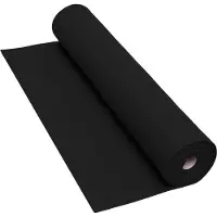 Colorations zwarte viltrol knutselmateriaal 160 gsm 5 meter x 45 cm.