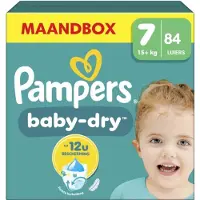 Pampers Baby-Dry - Maat 7 (15kg+) - 84 Luiers