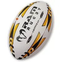 RAM Rugby Gripper Pro 2.0 Training Rugbybal - Maat 3 Geel - New in-flight Valve Technology - 3D-Grip