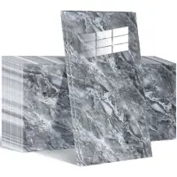 Nee Set van 20 Douchepanelen met Marmerlook – 30x60 cm Zelfklevende, Waterdichte Stickers – Moderne Tegelstickers voor Badkamer en Keuken