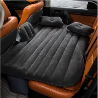 Ren Auto Matras - Auto Luchtbed - Opblaasbed Auto - Met Pomp - Donkergrijs - 81cm x 47cm x 5cm