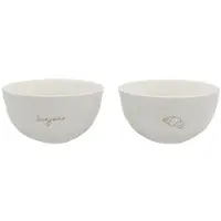 Leeff Schaaltjes Croissant - Bonjour, set van 2