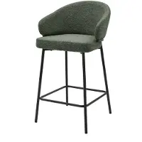 DS4U - Sofia barkruk 65 cm - groen met zwarte poot