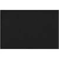 vidaXL Deurmat Zwart 80 x 120 x 1.2 cm Teddy Stof