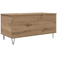 vidaXL Salontafel artisanaal eikenkleurig 90 x 44,5 x 45 cm