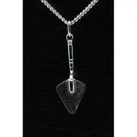 MOOYE ® - Collectie Zilveren Metseltroffel ketting hanger - middel