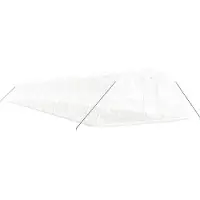 vidaXL Tuinkas met stalen frame 110 m² 22x5x2,3 m wit