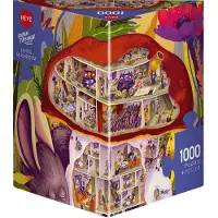 Heye Puzzle Puz Living Mushroom 1000 - Puzzel 70 x 50 cm - Driehoekige doos