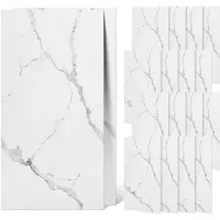Nee 20 Zelfklevende Muurtegels met Marmerlook – 60x30 cm Waterdichte Panelen – Decoratieve Spatwand voor Keuken & Badkamer