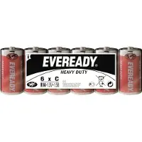Energizer Eveready zinc C batterijen - folie 6 pack