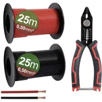 Quadrios 23CW028 Assortiment draden 0.5 mm² Zwart, Rood 1 set(s)