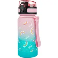 Baagl Gradient Regenboog Drinkfles 350 ml