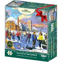 Kidicraft Skating By The Church Puzzel 1000 Stukjes