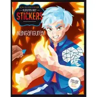 Lantaarn Kleuren met stickers - Mangafiguren