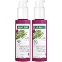Klorane Cactusvijg Serum Hydratatie en glans | Dof haar | Hyaluronzuur 2x100 ml Serum