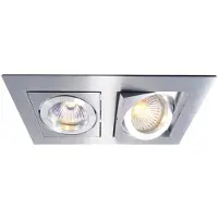 Deko-light Kardan II 110101 Plafondinbouwring LED, Halogeen GU5.3, MR16 50 W Zilver