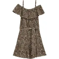 We fashion Jurk lichtbruin / zwart