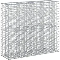 vidaXL Gabion verhoogd bed 2 st 170 x 50 x 150 cm Gegalvaniseerd staal