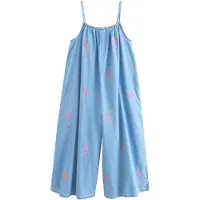 Next Overall blauw denim / rosa