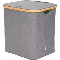 Homla - Wasmand - NELLIE - Grijs - 40.5x32x42 cm