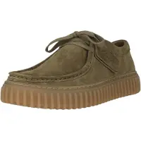 Clarks Veterschoen 'Torhill' olijfgroen