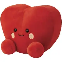 Aurora Eco Friendly Serie - Rode Hart Knuffel - 20 cm - Zacht Pluche