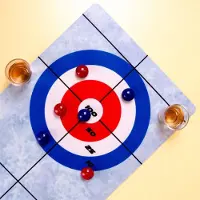 Ootb Sport drankspel met shotglaasjes - Curling