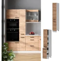 Vicco R-Line Apotheekkast – 30 cm Krachtige eik goud