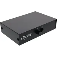 InLine seriële schakelaar handmatig 2-weg, RS232, 9-pins Sub-D