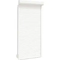 vidaXL Rolluik Wit 100 x 210 cm Aluminium en polyurethaan