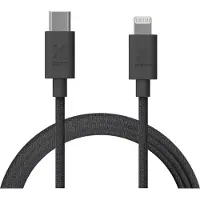 Xtorm Go2 USB-C naar Lightning Kabel - 1 Meter - Extra stevige USB-C Kabels - Oplaadsnoer - Oplaadkabel geschikt voor iPhone/Apple - Zwart