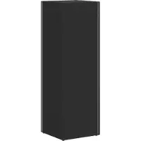 vidaXL Zijplank 33 x 32 x 100,5 cm Bewerkt hout Zwart