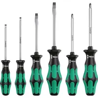 Wera 6-Delige Sleuf/Pozidriv Laserpunt Hexagonale Blade Schroevendraaierset