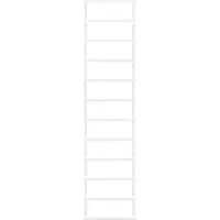 vidaXL Handdoekenrek 24x12x96 cm staal wit