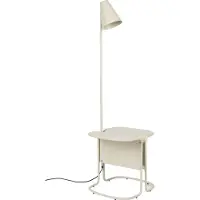 Zuiver Lustor Vloerlamp + Bijzettafel Beige